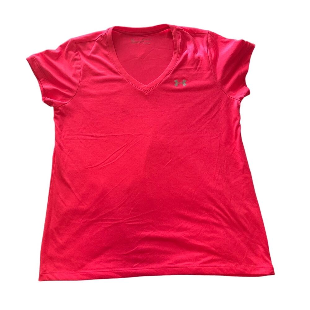 Under Armour - Heatgear - hot pink shirt size XL